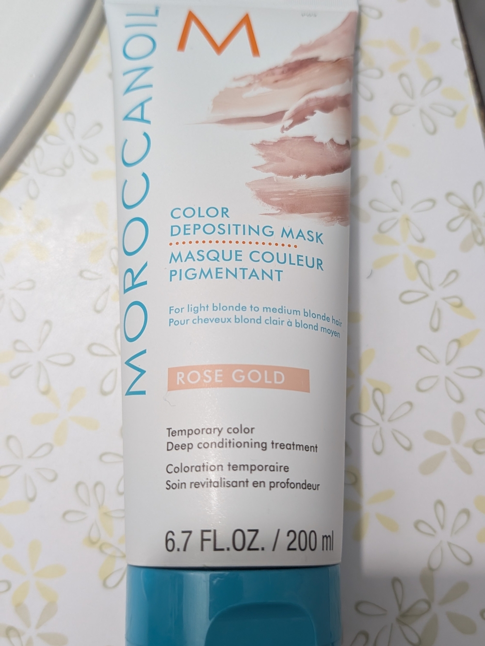 Moroccanoil Rose Gold Color Depositing Mask - Rose Gold Tint